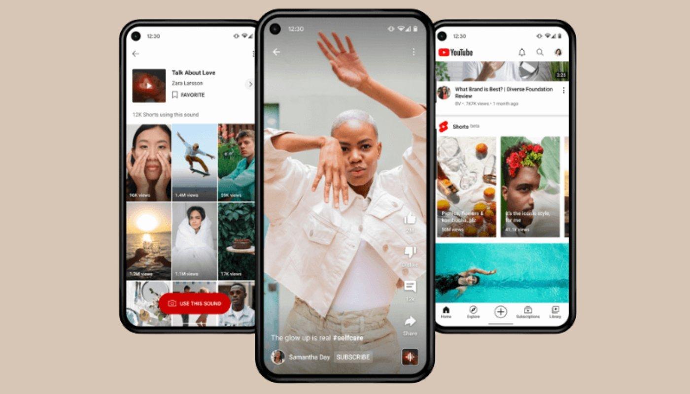 screenshots from youtube short creators